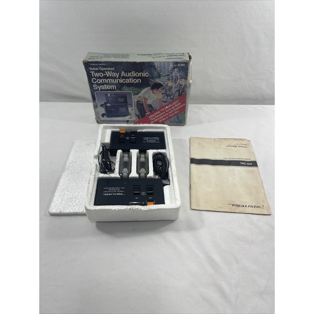 Realistic TRC 504 Voice Operated Two Way Audionic Communication System - Picture 2 of 10